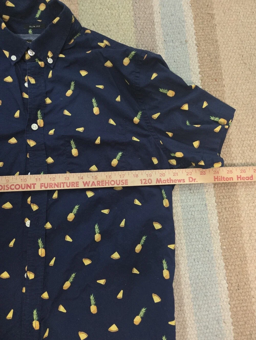 Banana Republic fit slim print
